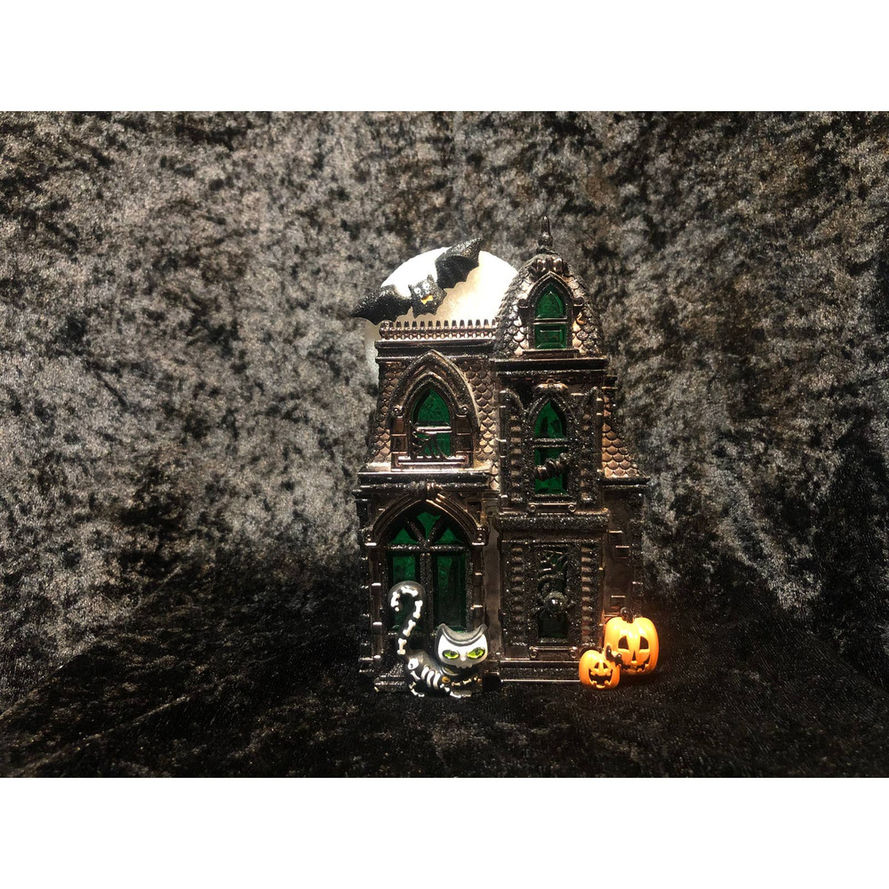 Bath & Body Works Wallflower Plug In Halloween Haunted House 2018 Cat Night Lite